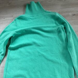 Green pink Lily sweater new.